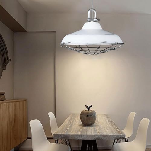 Lampe suspendue industrielle rétro avec douille E27 pour décoration de restaurant - 5