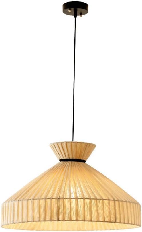 Lampe en tissu de jute tressé suspension décorative E27 style Art Light