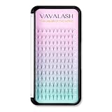 Eyelash Extensions 3D 4D 5D 6D 8D 9D 10D Thickness 0.07/0.1 C/D Curl Eyelashes Middle Stem & Long Stem Heat Bonded Premade Fans Russian Volume Lash Extensions Supplies (Middle Stem 6D-0.07-D-8-15mm)