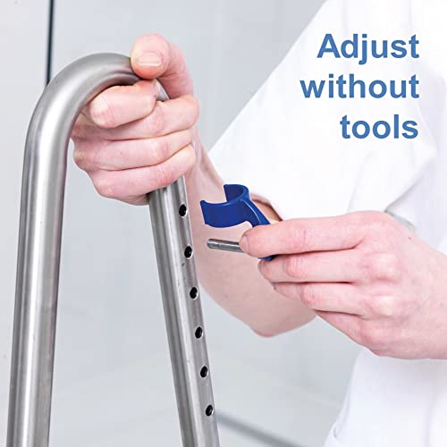 Aquatec Ocean Ergo Shower Wheelchair, Rolling Shower Chair With Self-Propelled Wheels And Commode #TOP4