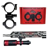Predator Pro Mount – Universal Light Mount for Scopes/Rifles – Height Adjustable, Windage/Elevation Aligned – Fits 35mm, 30mm, 1” Tubes and Picatinny Rail Mounts