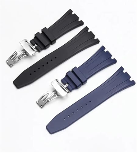 Bracelet silicone 26mm 27mm pour montre AP Royal Oak Offshore