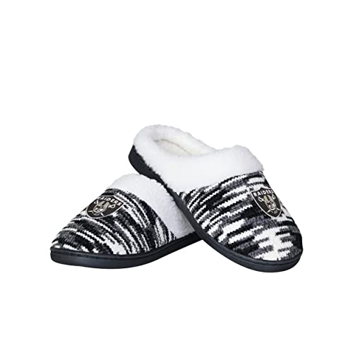 Pantoufles NFL femme FOCO chausson chaud Sherpa mule hiver confortable football américain