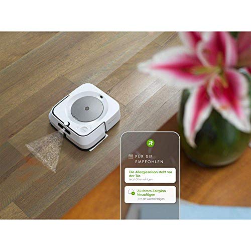 iRobot Braava m6 (m6134) Wischroboter mit WLAN, Präzisions-Sprühstrahl und erweiterter Navigation, Zeitplanreinigung, lernt und passt sich Ihrem Zuhause an, Nass- und Trockenwischen, App-Steuerung - 6