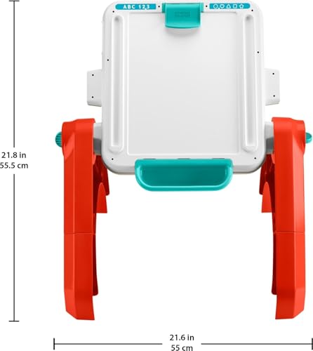 image for Fisher-Price Baby & Toddler Toy Laugh & Learn 4-in-1 Activity Table & 