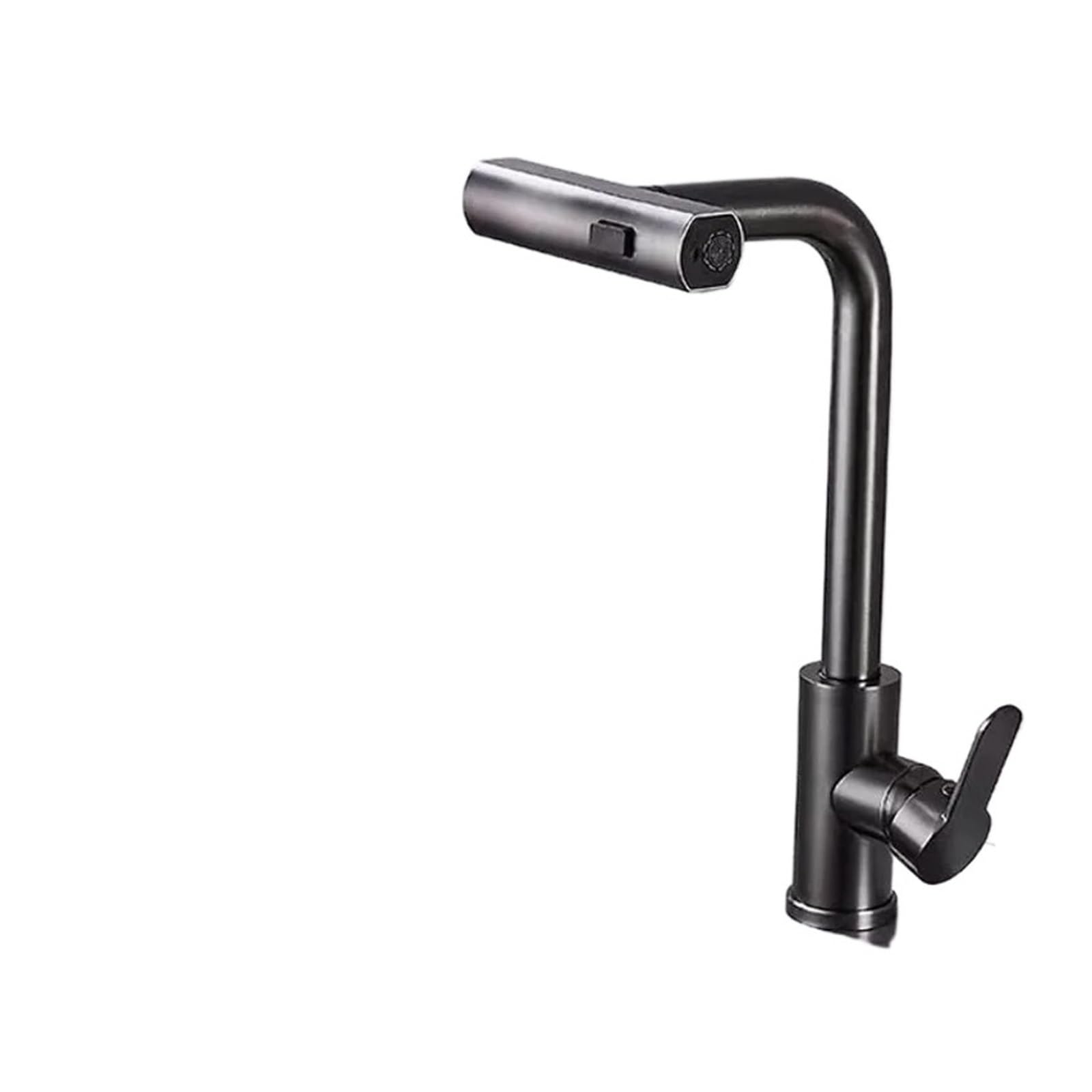 Robinet de cuisine gris extractible fini les éclaboussures avec le jet cascade