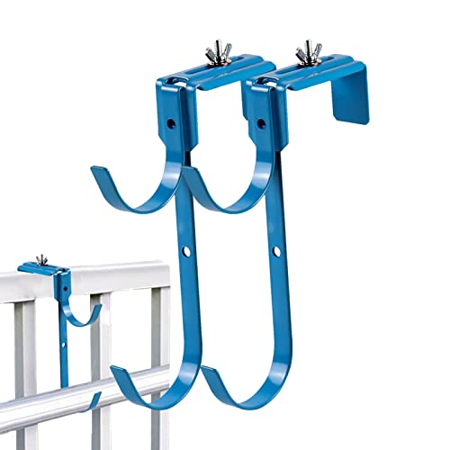 Ganchos para Varas de Piscina - 2 Peças Cabides de Piscina Ajustáveis ​​para Acessórios de Piscina -