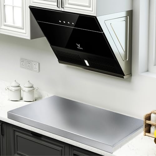 Gtouse Stainless Steel Gas Stove Top Cover Noodle Boards for Electric Stove Top Cutting Board Kitchen Organizer Cooktop Cover Sink Cover for Counter Space 30x22x2.75 Inch by Gtouse - Image 8