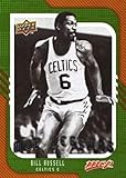 2008-09 Upper Deck MVP Basketball #243 Bill Russell Boston Celtics Official NBA Trading Card From The UD Company
