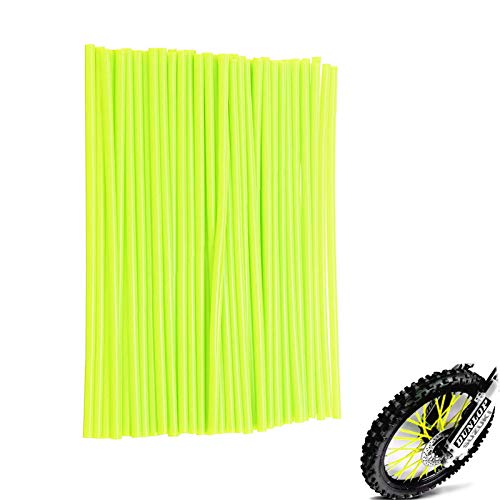 Motorcycle Spoke Skins, 72Pcs/Lot 24Cm Universal Wheel Rim Spoke Skins Covers Protector, For Motocross Dirt Bike Kawasaki Honda Yamaha Suzuki #TOP15