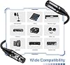EBXYA XLR Microphone Cable 20M/65.6ft 2-Pack, 3-Pin Balanced Shielded Mic Cord Black- for Podcast Studio, Live Sound, PA Systems, Stage Speakers - Professional Audio Equipment #1