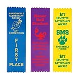 Jones School Supply - Set of 100 Custom Ribbons - Small Flat