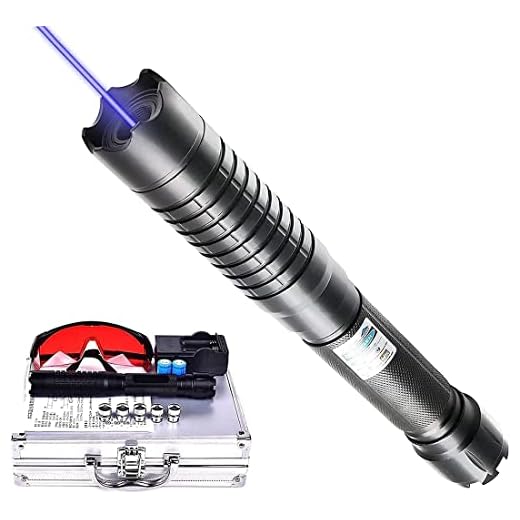 Blue Light Flashlights Applicable Hiking and Fishing Multifunctional