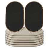 Kayzn 8 Pack Furniture Sliders, 9-1/2" x 5-3/4" Large Furniture Sliders for Carpeted Floors, Reusable Moving Pads Sliders for Heavy Furniture - Effortless Moving and Surface Protection