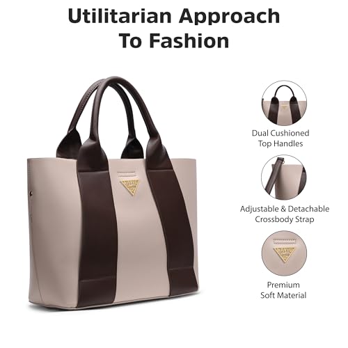Image of Lavie Signature Women's Savannah 3C Tote Handbag for Women | Tote Bag for Work | Ladies purse | Stylish Shoulder Bag | Gift for Women