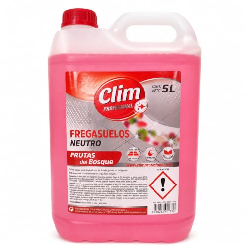 Clim Profesional Fregasuelos Frutos del Bosque 5L pH Neutro Biodegradable