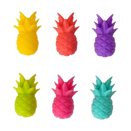 Ananas Glasmarker | Ananas Glasmarkierer | Partygeschenk | Praktische Glasmarker | Glasmarkierer in Ananas Form | Geschenk für Partys | Glasmarker für alle Gläser | Glasmarkierung | Deko für Partys