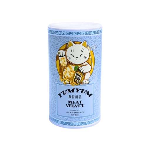 YUMYUM Meat Velvet Meat Tenderizer Powder 7.05 oz - Velveting Powder for Chicken Beef & Pork - Massage Marinate & Cook for Tender Stir-Fry Meat