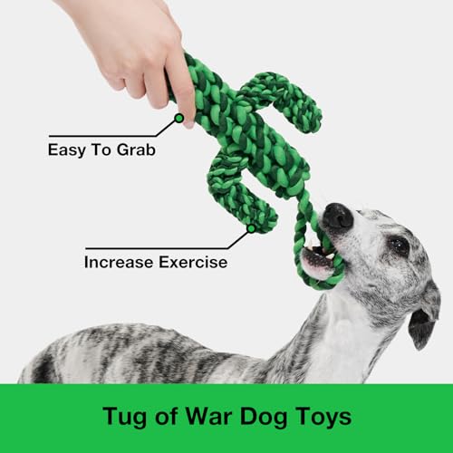 VETRESKA-Dog-Rope-ToysDurable-Tug-of-War-Dog-Toy-with-Ergonomic-Grip-Heavy-Duty-Dog-Rope-Toy-for-Large-Breed-Dog-Puppy-Training-Playing-Teething-Chew-ToysChristmas-Holiday-Dog-Toy-GiftsCactus - Cucciolini Doodles   VETRESKA-Dog-Rope-ToysDurable-Tug-of-War-Dog-Toy-with-Ergonomic-Grip-Heavy-Duty-Dog-Rope-Toy-for-Large-Breed-Dog-Puppy-Training-Playing-Teething-Chew-ToysChristmas-Holiday-Dog-Toy-GiftsCactus