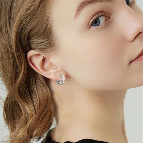 Boucles d'oreilles disque creux rétro aux finitions soignées et durables - 3