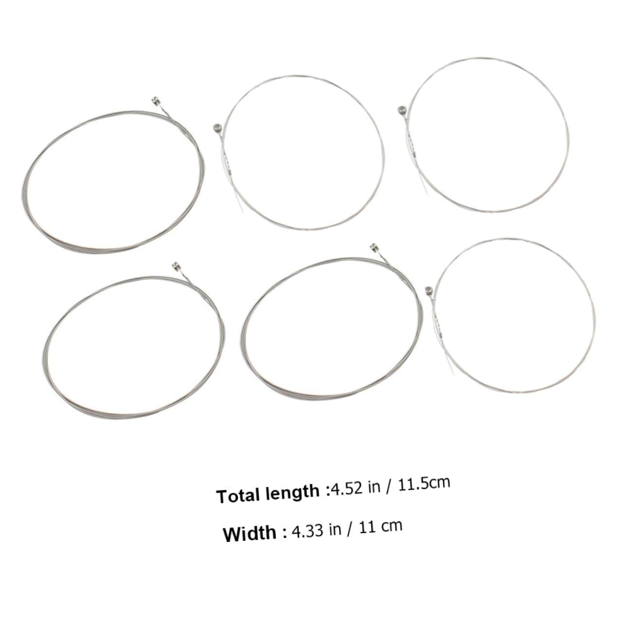 ifundom Stainless Steel Guitar Strings Electric Guitar Strings Replacement Metal Tone Design