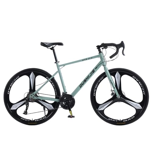 GERRBG���[�h�o�C�N �N���X�o�C�N ���]�� 21/24/27/30�i�ϑ� ���y�� ���[�h �o�C�N �O��f�B�X�N�u���[�L ���Y�f�|�t�����g�t�H�[�N �h���b�v�n���h�� �K���g��155-185CM �ʋ� �ʊw �X��� ���Z�I�Ȓ��� (���C�g�O���[�� 3���n,