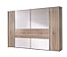Produktbild Wimex Kleiderschrank/ Eckschrank Click, 2 Türen, 1 Spiegel, (B/H/T) 95 x 198 x 95 cm, Eiche Sägerau