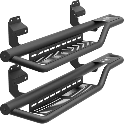 Estribos laterales para Ford F150 y F250-F550 2015-2026 negro miniatura 1