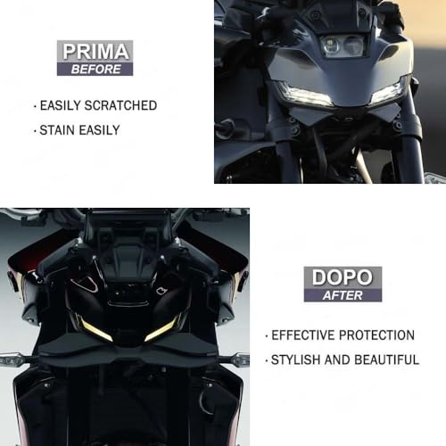 Pour MT09 MT 09 SP 2025 2026 Moto Pare chocs Avant Inférieur Aile Aérodynamique Ailes Ailes Aérodynamiques (Noir) – vue 7