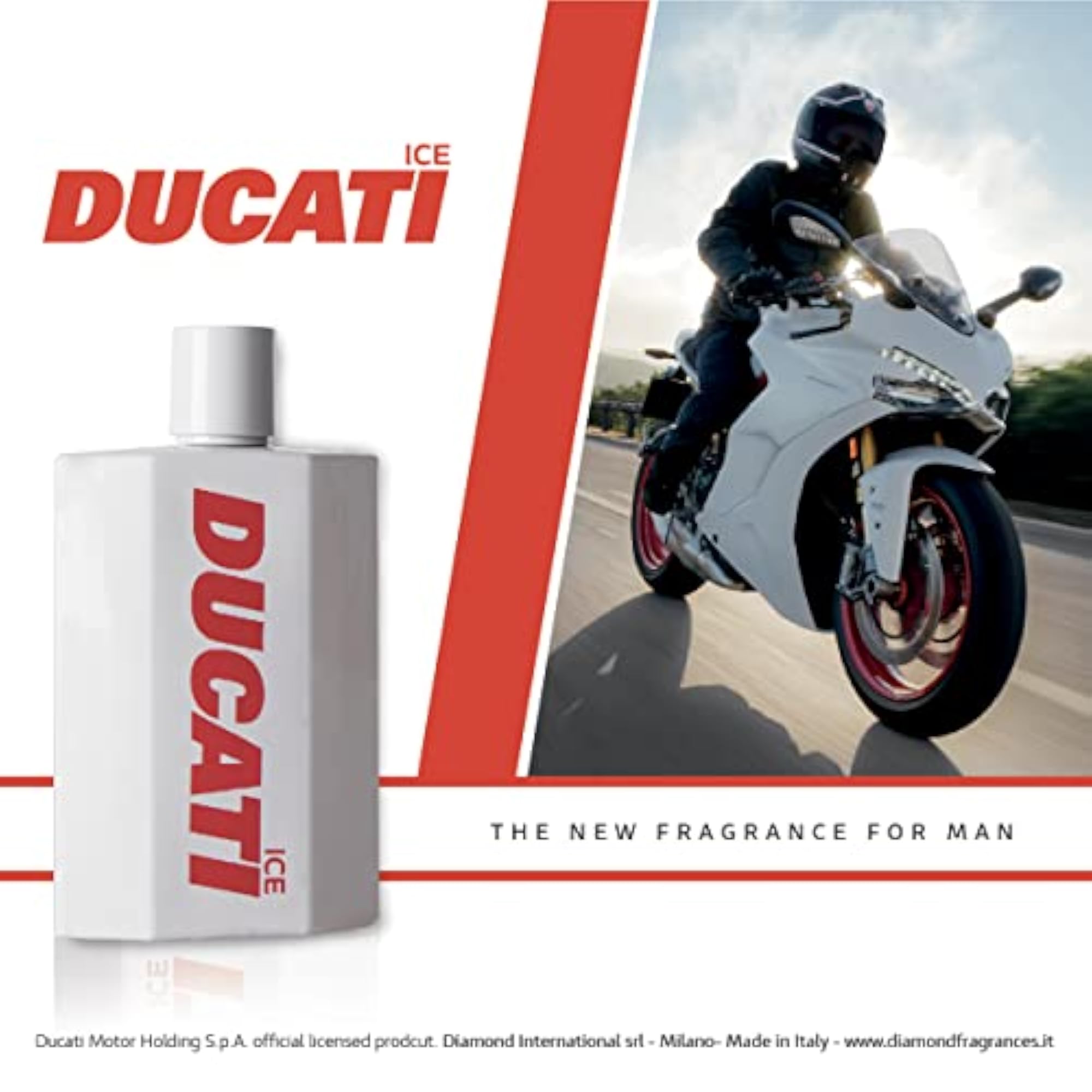 Ducati Ice Shower Gel for Men, Refreshing Cleanse