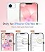 FNTCASE for iPhone 17e Case: iPhone 16e Phone Case [Compatible with Magsafe] Translucent Matte Cases with [Screen Protector] Military Grade Shockproof Protective Phone Cover - Light Pink