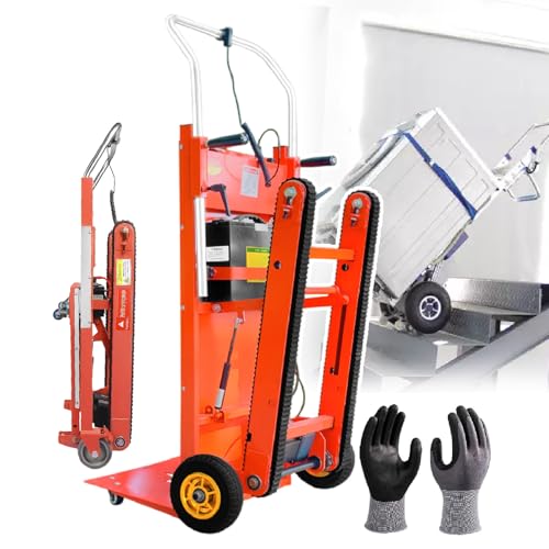 Sushangmao Plataforma Eléctrica para Subir Escaleras-con Orugas De Goma Reforzadas De 95 Cm, Estructura De Acero De 14 Cm Y Motor Silencioso Sin Escobillas load-bearing440lb