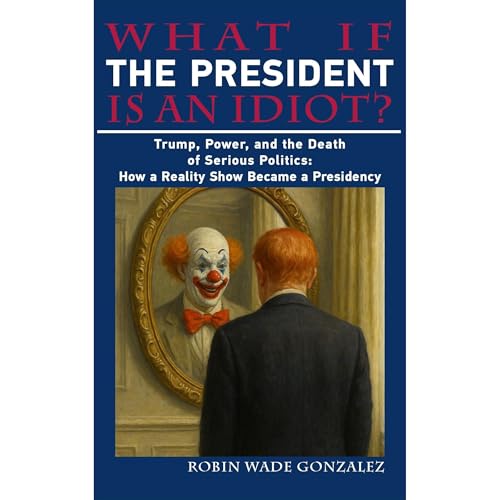 WHAT IF THE PRESIDENT IS AN IDIOT? Audiolibro Por Robin Gonzalez arte de portada