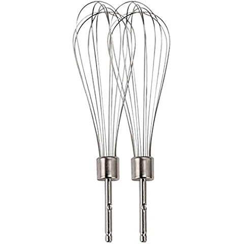 MOVKZACV Elektrischer Eierschlägel Zubehör Mixer Turbo Schlägel Edelstahl Elektrischer Eierschlägel Aufsatz Aufschäumer Mixer Schneebesen Cover
