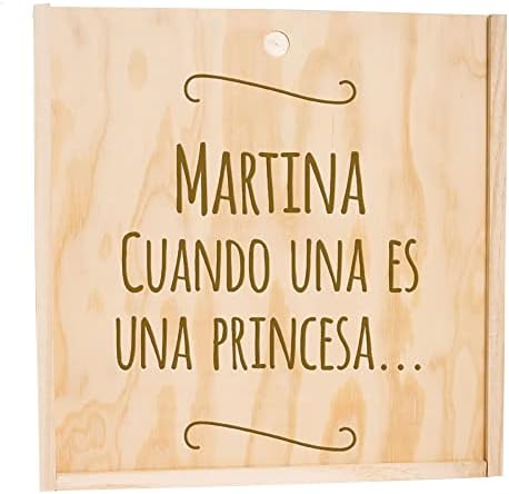 Calledelregalo Personalised Gift: Engraved Wooden Box with Dedica...