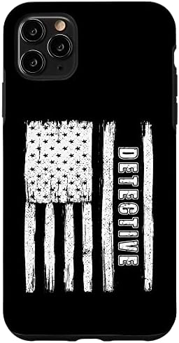 iPhone 11 Pro Max Fourth of July Shirts for Men American Flag detective Case