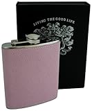 scotch grain shoes Bellemonde Hot Pink Scotch Grain Stainless Steel Flask (7-Ounce)
