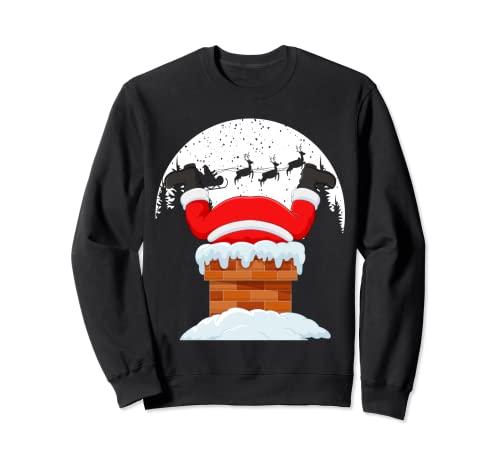 Black African American Santa Claus Funny Christmas Pijamas Sudadera