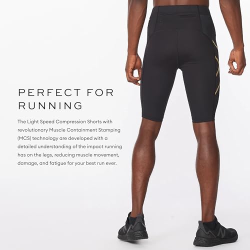 2XU Men's Light Speed Compression Shorts for Running and Active Sports3