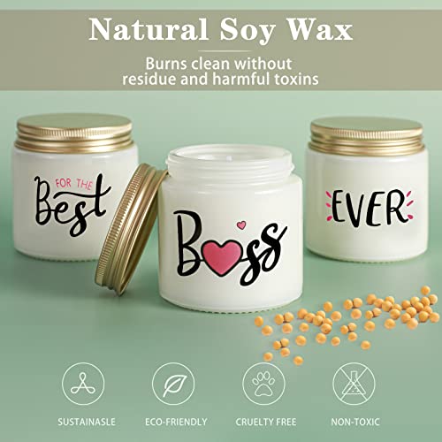 Aromaflare Boss Gifts For Women Men Scented Candle Set Relaxing Aromatherapy Gift Idea From Employee Coworker Unique Thank You Appreciation Retirement Birthday Gifts #TOP2