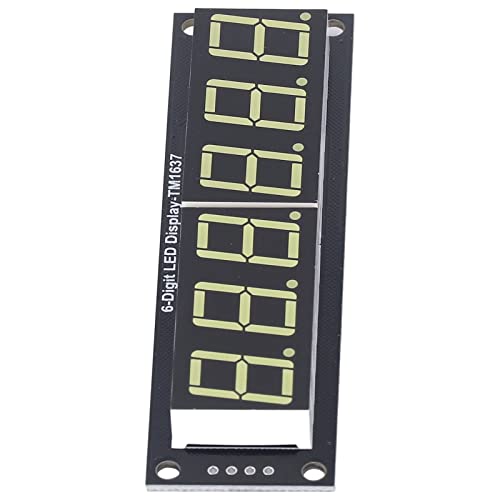 7-Segment-Anzeigemodul, 0,56-Zoll-LED-Anzeige, Digitale Röhre, 6-stellig, 7-Segment-Dezimalzahl, TM1637, Digitales Anzeigemodul, Optoelektronische Anzeigen