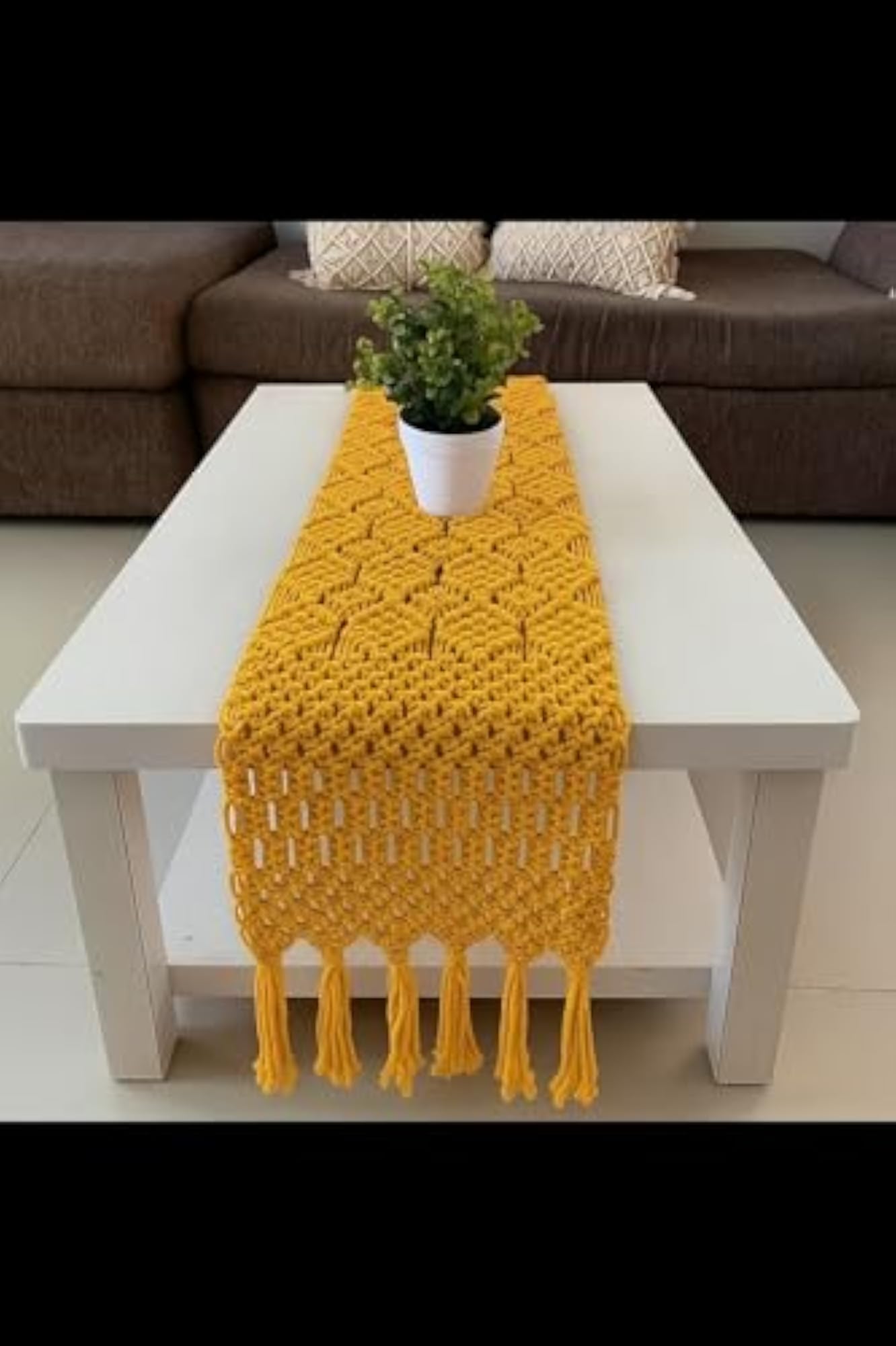 Macrame Table Runner for Dining Table