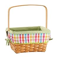 Algopix Similar Product 1 - Fox Valley Traders Plaid Wicker Easter