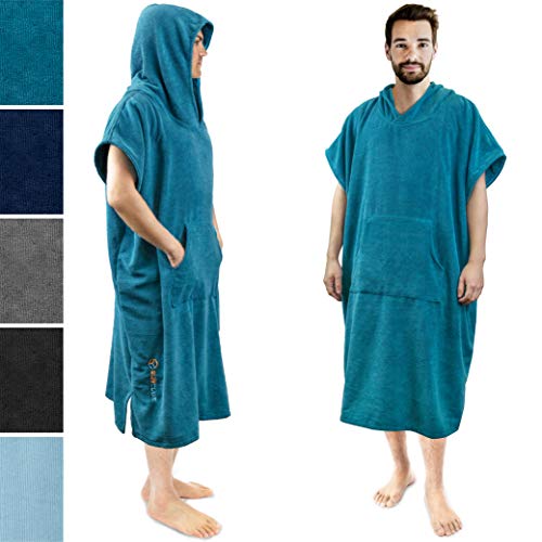 SUN CUBE Surf Poncho Changing Robe with Hood | Thick Quick Dry Microfiber