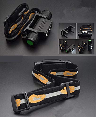 Lampe Frontale LED 5000 Lumens Avec Capteur De Mouvement, Rechargeable, étanche, USB, 5 Modes D Bandeau Reglable Et Support Pour Telephone 90402342