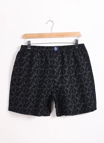Buy SUPERSQUAD Men's Printed Laffer Boxer Shorts Pack of 3 Multicolor - Image 4