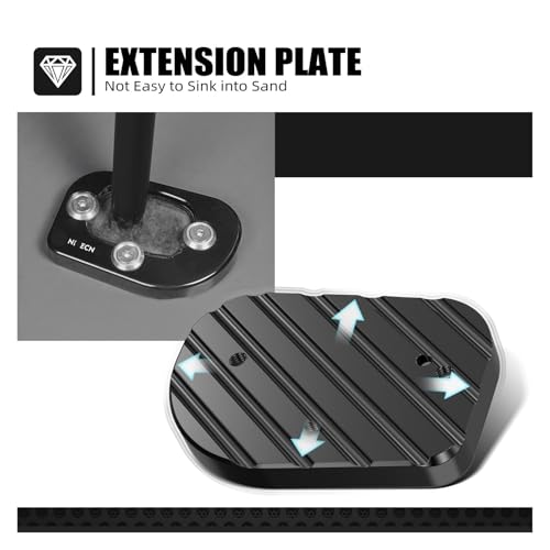 Extension de béquille pour Honda XR650L (1993-2025) en aluminium CNC - 7