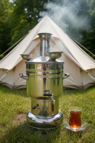 Stainless Steel Wood Burning Samovar