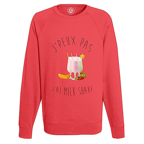 Sweat shirt homme j'peux pas j'ai milk shake pour un look drôle unique