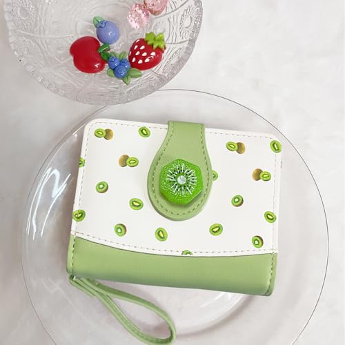 Image of Sunwel Fashion Girls Cutest Prints Wallet Card Slots Small Wallet with Zipper Coin Pouch Wallet for Women